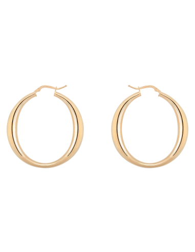 Sculpted Plain Hoop Earrings pour bénéficier 