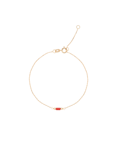 Blood Coral Bracelet 14K chez Cornerstreet bien 