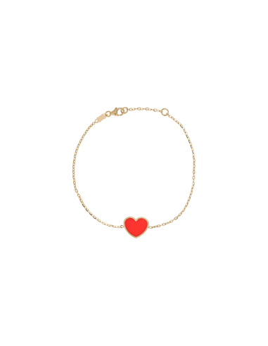 Red Heart Bracelet 14K s'inspire de l'anatomie humaine