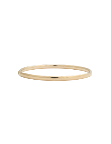 Oval Hinge Bangle 14K plus qu'un jeu 