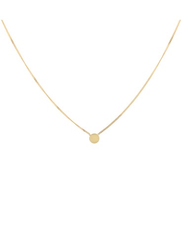 Coin Necklace 14K s'inspire de l'anatomie humaine