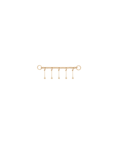 Mythical Pillars Chain Charm Piercing 14K d'Europe débarque