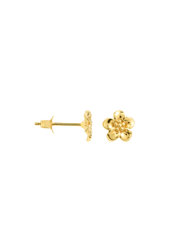 Single Flower Boy Stud Earring 14K Toutes les collections ici