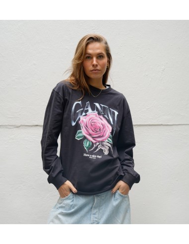 GANNI Rose Long Sleeve T-shirt 50% de réduction en Octobre 2024