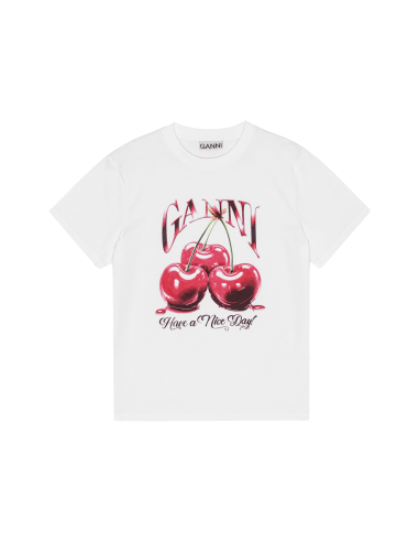 GANNI Basic Cherry T-shirt paiement sécurisé