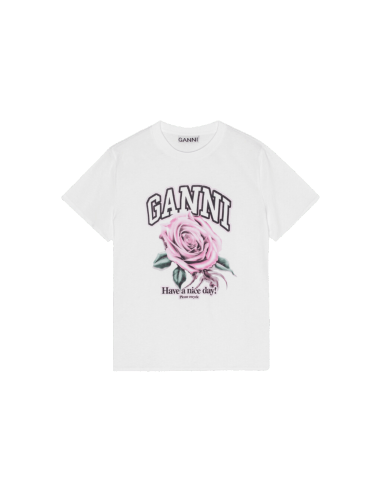 GANNI Basic Rose T-shirt meilleur choix