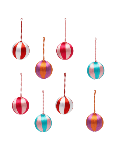 Small Corded Sweet Treat Ornament Set of 8 Paris Déstockage Promo