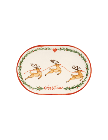 Rudolph Serving Platter Livraison rapide