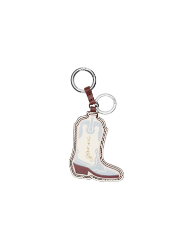 GANNI Blue Western Boot Keychain À commander