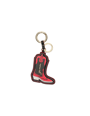 GANNI Red Western Boot Keychain prix