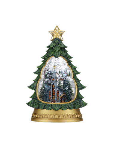 Christmas Tree Snow Globe Le MVP de beaucoup