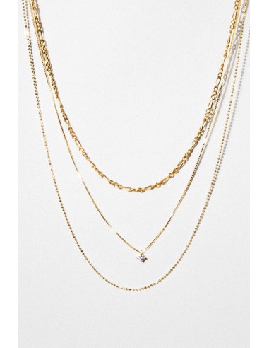 Gilded Layered Necklace en stock