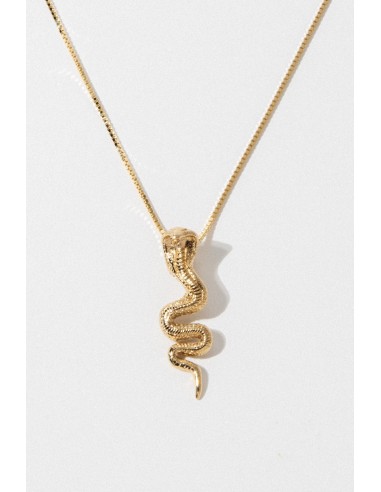 Gold Cobra Necklace sur le site 