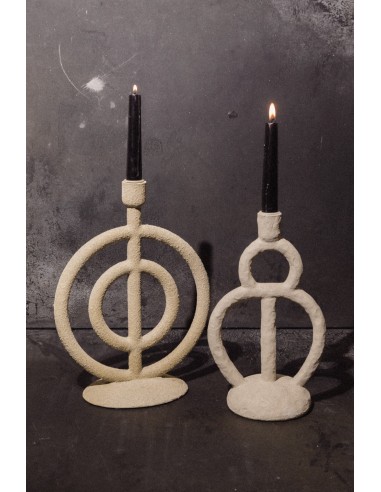 Lume Taper Candle Holder .:. Cream suggérées chez