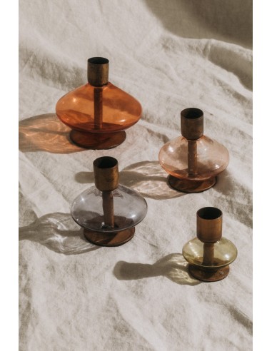 Sunset Glass Taper Candle Holders store