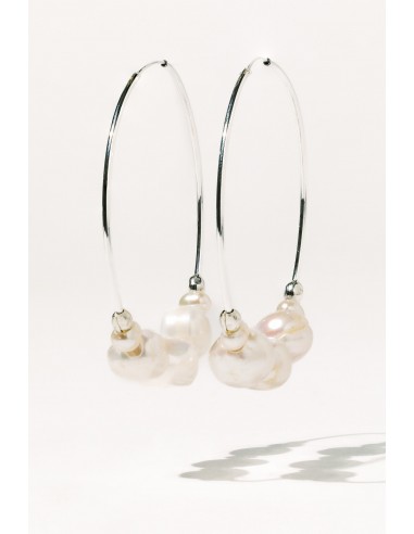 Tefnut Pearl Earrings .:. Silver de France