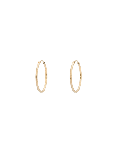 Hammered Plain Hoop Earrings Profitez des Offres !