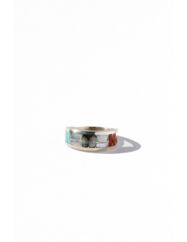 Dyami Native American Inlay Ring de technologie