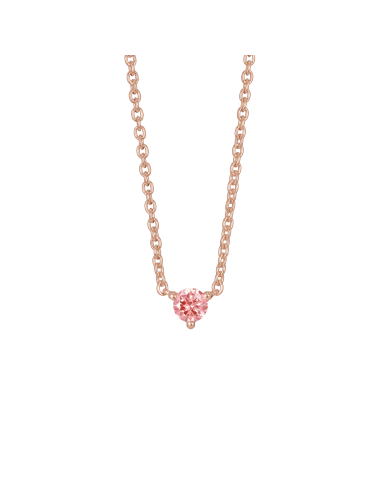 The Pink Mini Solitaire Pendant prix