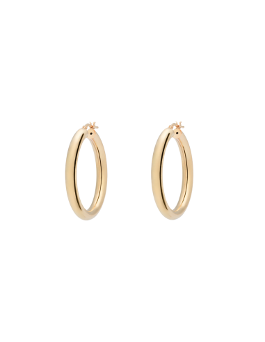 Round Plain Hoop Earrings du meilleur 